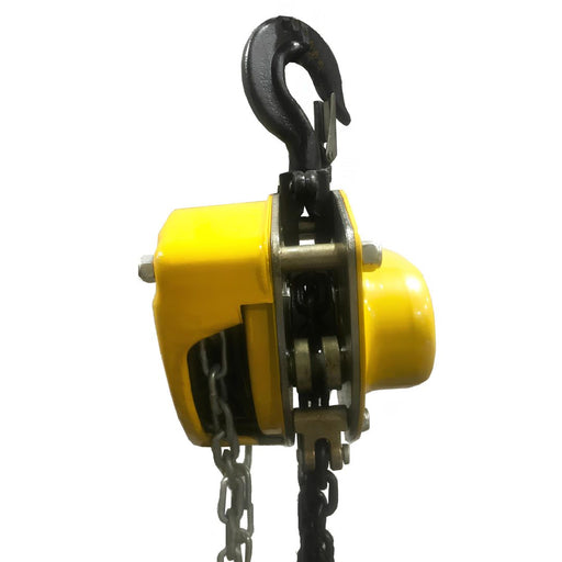 Bemco CPBSPS05T3M Heavy Duty Chain Pulley Block Super P Series 0.5Ton Capacity Yellow Colour