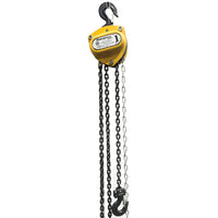 Bemco CPBSPS1T3M Heavy Duty Chain Pulley Block Super P Series 1Ton Capacity