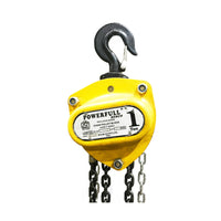 Bemco CPBSPS1T3M Heavy Duty Chain Pulley Block Super P Series 1Ton Capacity Yellow Colour