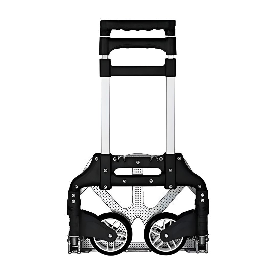 Bigapple HT70TPR Foldable Aluminium Hand Truck 70kg Capacity Silver and Black Colour