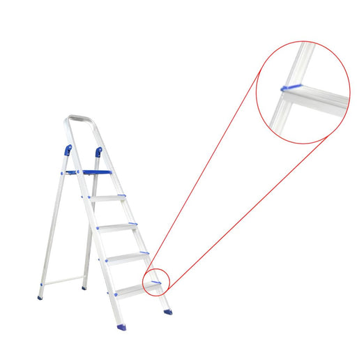 Inaithiram ASL5S Foldable Aluminium Step Ladder 150kg Capacity Closeup of Locking Mechanism