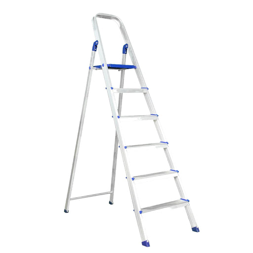 Inaithiram ASL6S Foldable Aluminium Step Ladder 150kg Capacity with 06 Steps