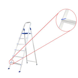 Inaithiram ASL6S Foldable Aluminium Step Ladder 150kg Capacity with 06 Steps Closeup of Locking Mechanism