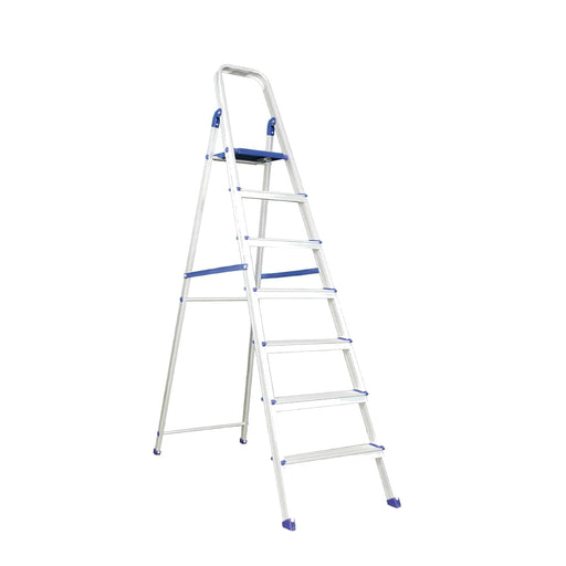 Inaithiram ASL7S Foldable Aluminium Step Ladder 150kg Capacity with 07 Steps