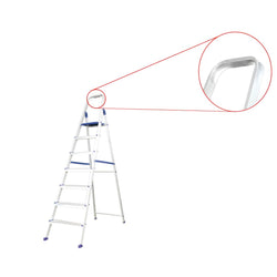 Inaithiram ASL7S Foldable Aluminium Step Ladder 150kg Capacity with 07 Steps Closeup of Knee Guard