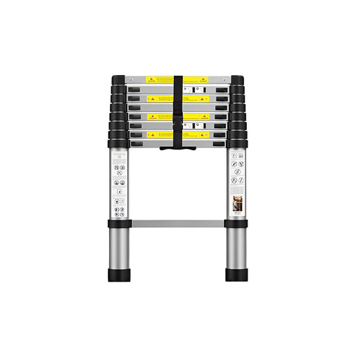 Inaithiram Foldable Aluminium Telescopic Ladder 150kg Capacity with 9 Steps in Folded State