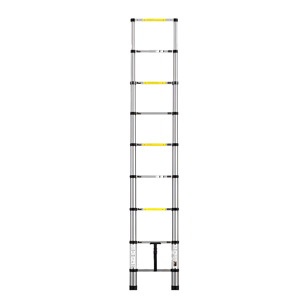 Inaithiram 150kg Capacity Foldable Aluminium Telescopic Ladder with 9 Steps in Extended State