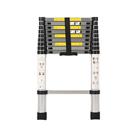 Inaithiram Foldable Aluminium Telescopic Ladder 150kg Capacity with 10 Steps in Folded State