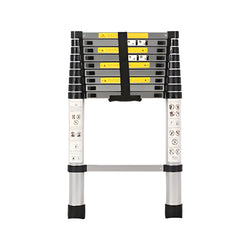 Inaithiram Foldable Aluminium Telescopic Ladder 150kg Capacity with 10 Steps in Folded State
