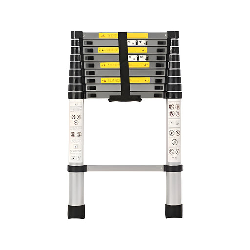 Inaithiram Foldable Aluminium Telescopic Ladder 150kg Capacity with 10 Steps in Folded State