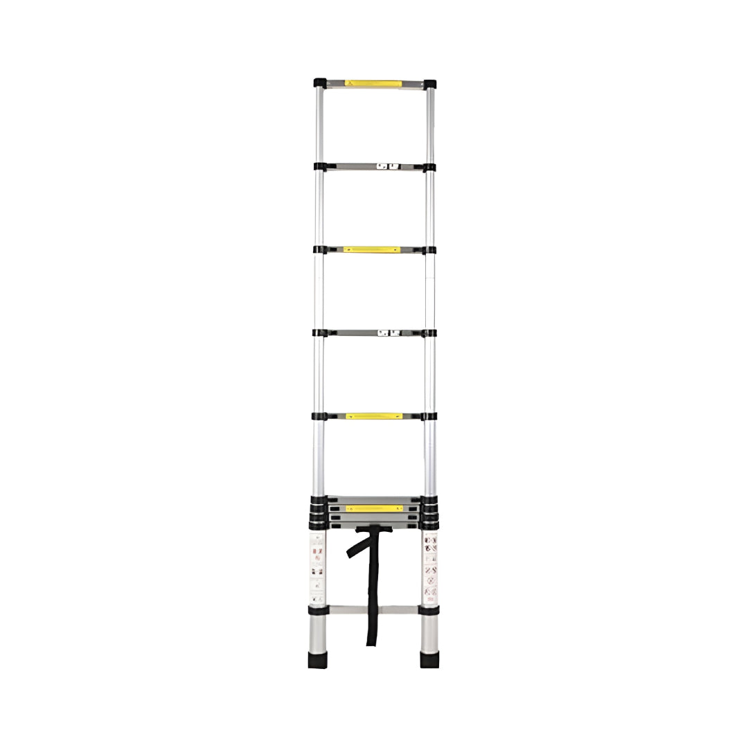 Inaithiram 150kg Capacity Foldable Aluminium Telescopic Ladder with 10 Steps in Extended State
