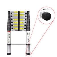 Inaithiram Foldable Aluminium Telescopic Ladder 150kg Capacity Closeup of Anti Skid Cap