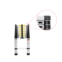 Inaithiram Foldable Aluminium Telescopic Ladder 150kg Capacity Closeup of Anti Slip Top Cap