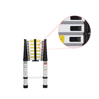 Inaithiram Foldable Aluminium Telescopic Ladder 150kg Capacity Closeup of Safety Lock