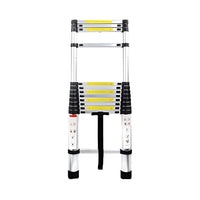 Inaithiram Foldable Aluminium Telescopic Ladder 150kg Capacity with Securing Strap