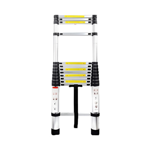 Inaithiram Foldable Aluminium Telescopic Ladder 150kg Capacity with Securing Strap