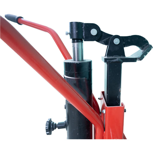 Inaithiram DM350PUN Hydraulic Drum Mover 350kg Closeup of Hydraulic Pump
