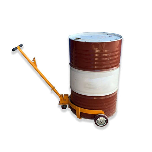 Inaithiram DMT250RP Drum Mover Trolley 250kg Capacity Yellow Colour with Red Polymer Wheels