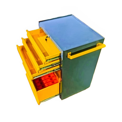 Inaithiram FDTT200N 5 Drawer Tool Trolley 200kg Capacity With Nylon Wheels