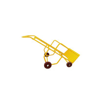 Inaithiram FWDGCT300RP Four Wheel Double Gas Cylinder Trolley 300kg Capacity Yellow Colour