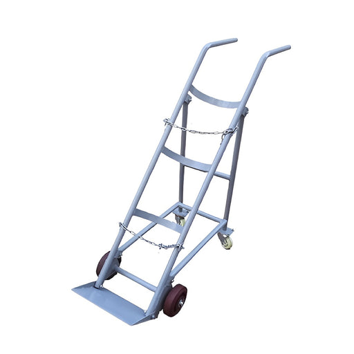 Inaithiram FWSGCT200RPN Four Wheel Single Gas Cylinder Trolley 200kg Capacity Dove Grey Colour