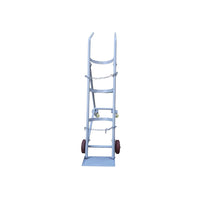 Inaithiram FWSGCT200RPN Four Wheel Single Gas Cylinder Trolley 200kg Capacity Dove Grey Colour Front view