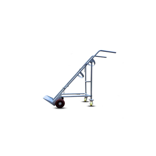 Inaithiram FWSGCT200RPN Four Wheel Single Gas Cylinder Trolley 200kg Capacity Dove Grey Colour