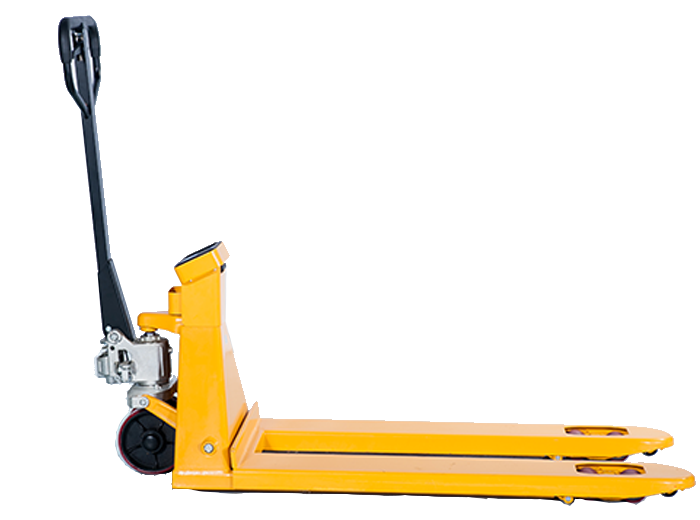 naithiram HPT2NWS Heavy Duty Hydraulic Hand Pallet Truck with Built-in Weighing Scale 2.0Ton Capacity Nylon Wheels