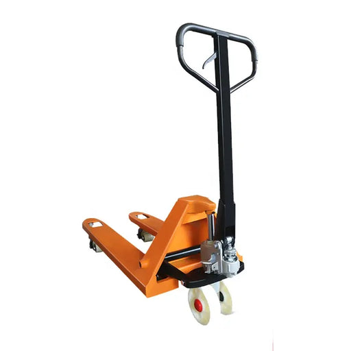 Inaithiram HPT3N Hydraulic Hand Pallet Truck 3.0Ton Capacity Yellow Colour Rear View