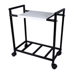 Inaithiram IBTSD100PPS Inverter Battery Trolley 100kg Capacity Black and White Colour