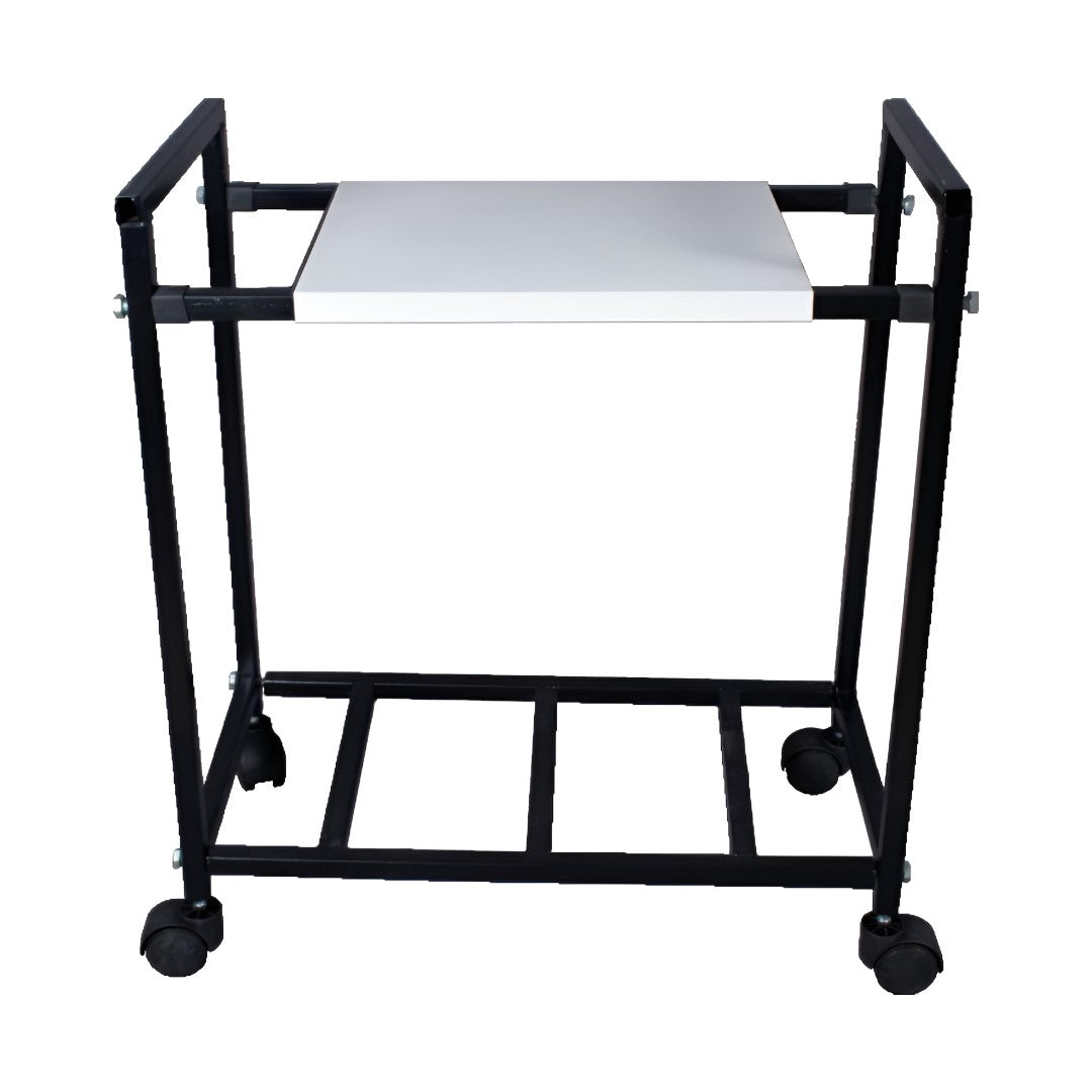 Inaithiram IBTSD100PPS Inverter Battery Trolley 100kg Capacity Black and White Colour