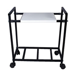 Inaithiram IBTSD100PPS Inverter Battery Trolley 100kg Capacity Black and White Colour