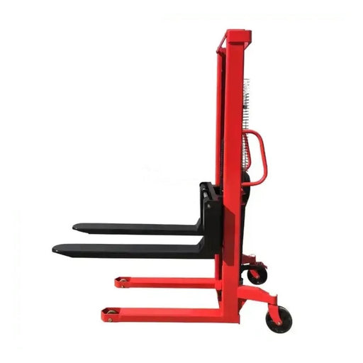 Inaithiram MS1PU16LH Hydraulic Manual Stacker 1Ton Capacity Red Colour