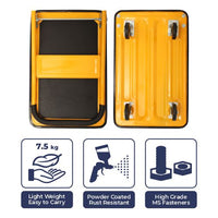 Inaithiram PT150 Foldable MS Platform Trolley for Goods Shifting 150kg Capacity