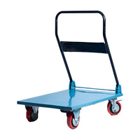 Inaithiram PT300PU Foldable Metal Platform Trolley 300kg Capacity with PU Wheels
