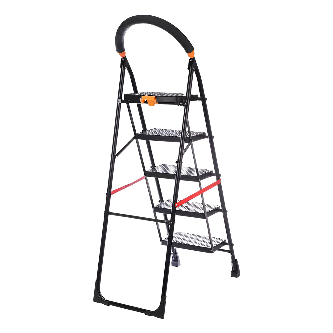 Inaithiram SL5SN Foldable Step Ladder 150kg Capacity with 05 Anti Slip Steps
