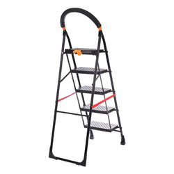 Inaithiram SL5SN Foldable Step Ladder 150kg Capacity with 05 Anti Slip Steps