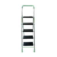 Inaithiram SL5SPR Foldable Step Ladder 150kg Capacity Green Colour Front View