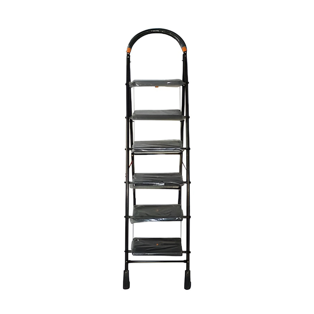 Inaithiram SL6SN Foldable Step Ladder 150kg Capacity Black Color Front View