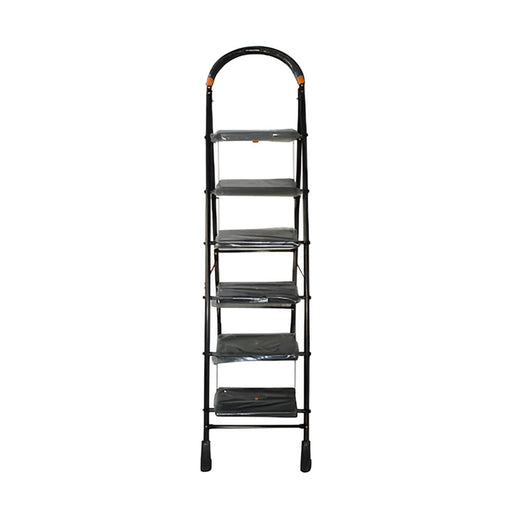 Inaithiram SL6SN Foldable Step Ladder 150kg Capacity Black Color Front View