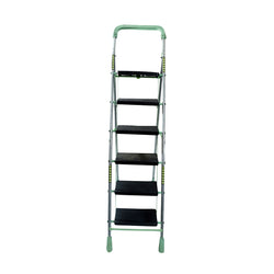 Inaithiram SL6SPR Foldable Step Ladder 150kg Capacity Green Colour Front View