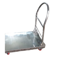 Inaithiram SSPT250N Foldable Stainless Steel Platform Trolley 250kg Capacity With Nylon Wheels