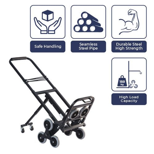Inaithiram HT10BS Stair Climbing Hand Truck 150kg Capacity
