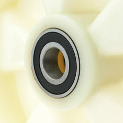 Inaithiram 7" inch Nylon Steering Wheels - 180X50mm Nylon Steering Wheels White Colour