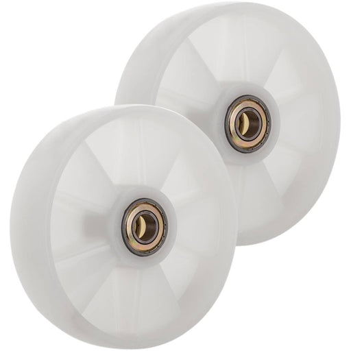 Inaithiram 8" inch Nylon Wheels - 200X50mm Nylon Steering Wheels White Colour