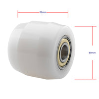 Inaithiram 3" inch Nylon Roller Wheels - 80X70mm Nylon Roller Wheels