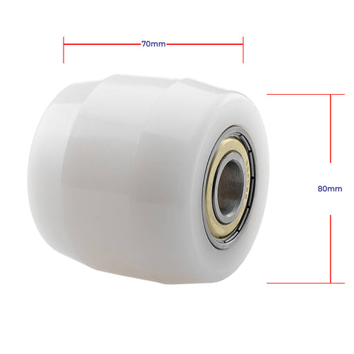 Inaithiram 3" inch Nylon Roller Wheels - 80X70mm Nylon Roller Wheels