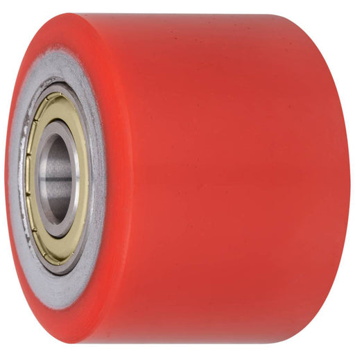 Inaithiram 3" inch PU Roller Wheels - Polyurethane 80X70mm PU Roller Wheels Red Colour