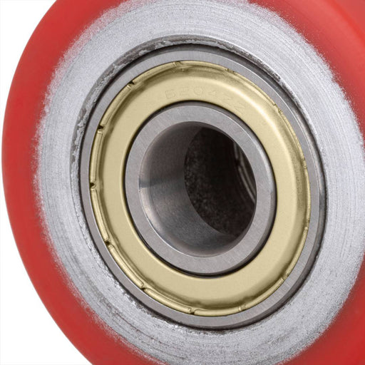 Inaithiram 3" inch PU Roller Wheels - Polyurethane 80X70mm PU Roller Wheels Red Colour