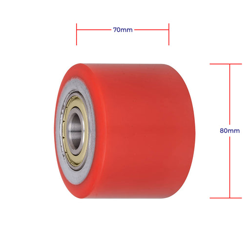 Inaithiram 3" inch PU Roller Wheels - Polyurethane 80X70mm PU Roller Wheels